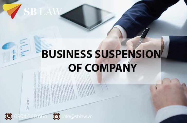 Business suspension of company