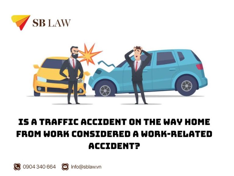 Is a traffic accident on the way home from work considered a work-related accident?