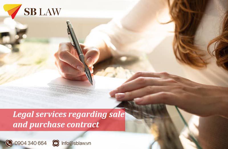 Legal services regarding sale and purchase contract