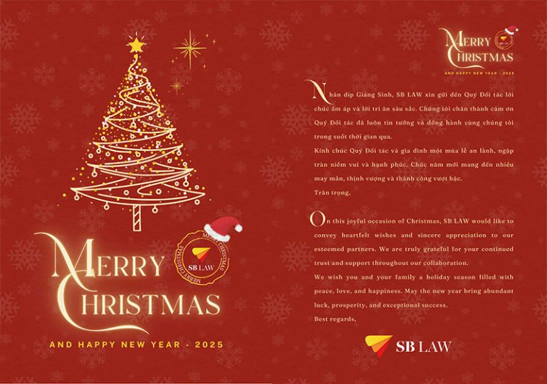 Merry Christmas to SBLAW's partners and customers 1