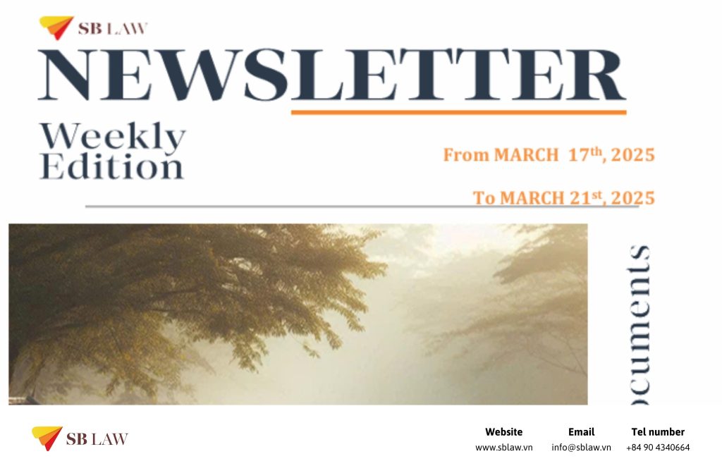 Legal Newsletter – Week from March 17, 2025, to March 21, 2025