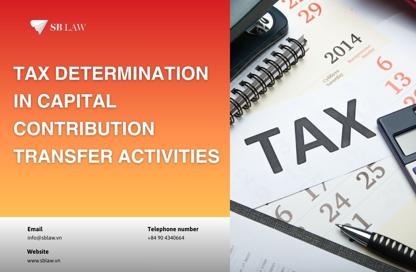 Tax Determination in Capital Contribution Transfer Activities - Lawfirm ...